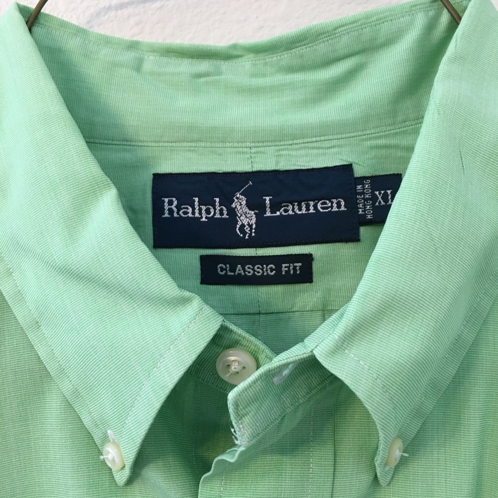 Ralph Lauren Green Button Down